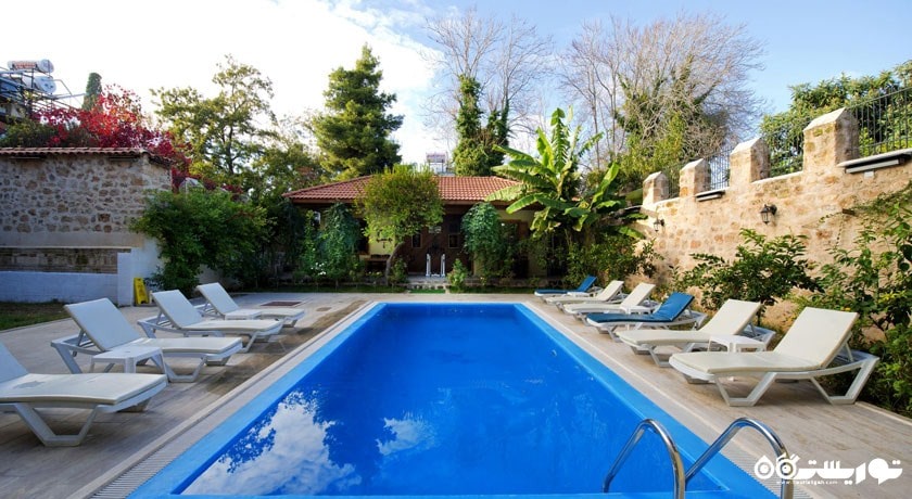 نمای کلی استخر روباز هتل